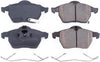 17-819, Z17 Front Ceramic Brake Pads with Hardware