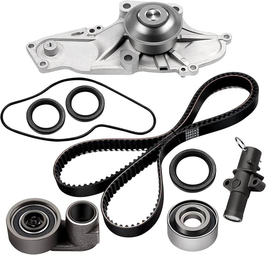 New Timing Belt Water Pump Kit Fits 2003-2012 Honda Accord Pilot Odyssey Ridgeline Acura RDX TSX ZDX MDX TL RL 3.0L 3.2L 3.5L 3.7L V6 SOHC