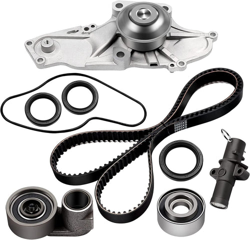 New Timing Belt Water Pump Kit Fits 2003-2012 Honda Accord Pilot Odyssey Ridgeline Acura RDX TSX ZDX MDX TL RL 3.0L 3.2L 3.5L 3.7L V6 SOHC