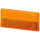 4412 Amber Rectangular Reflex Reflector with Adhesive - greatparts