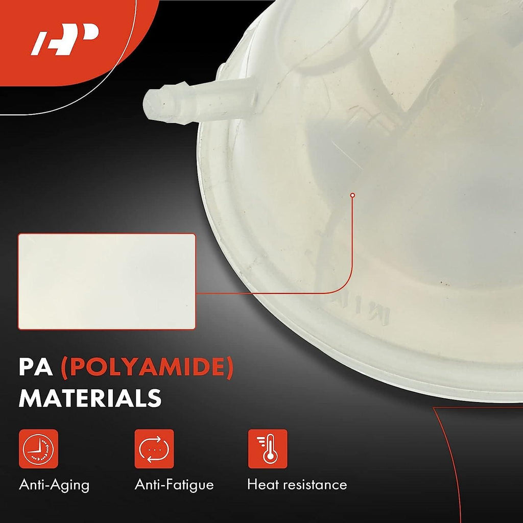 A-Premium Engine Brake Fluid Reservoir [W/Cap & Sensor] Compatible with 80 Quattro 1988-1992, 90 100 200 Quattro 1992-1994, A4 Quattro 1996-2002, A6 Quattro, Cabriolet, S4 & Volkswagen Passat