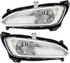 : for 2013 2014 2015 2016 Hyundai Santa Fe Sport Fog Light Assembly W/Bulbs Driver and Passenger Side Pair Replaces HY2592141 CAPA Certified- Vehicle Trim: Sport Utility HY2593141