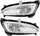 : for 2013 2014 2015 2016 Hyundai Santa Fe Sport Fog Light Assembly W/Bulbs Driver and Passenger Side Pair Replaces HY2592141 CAPA Certified- Vehicle Trim: Sport Utility HY2593141