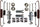 Professional 18K2484 Rear Parking Brake Hardware Kit