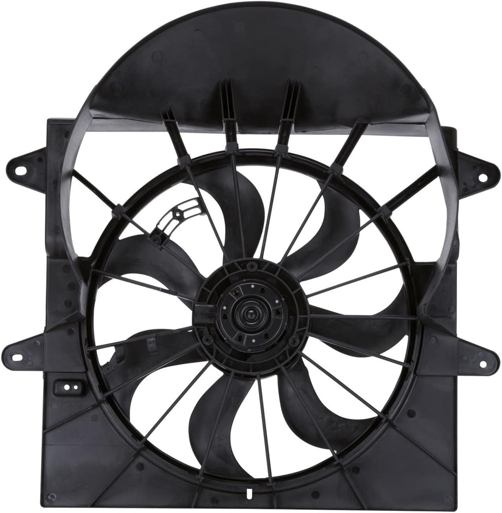 621220 Cooling Fan Assembly Compatible with 2005-2008 Jeep Grand Cherokee , Black