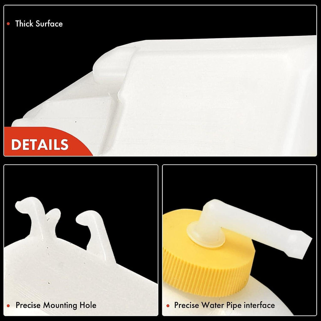 A-Premium Engine Coolant Overflow Recovery Reservoir Tank [With Cap] Compatible with Honda Civic 2006 2007 2008 2009 2010 2011, [4Cyl 1.3L 1.8L 2.0L]