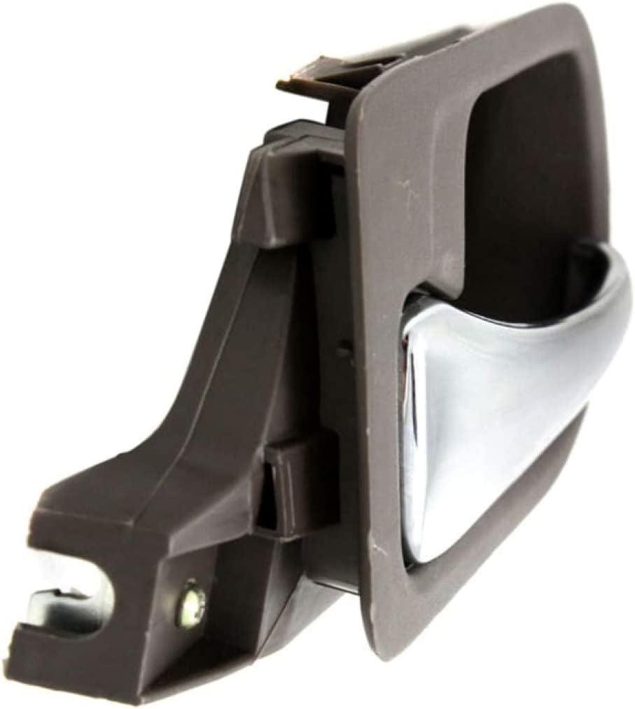 for Honda Accord Interior Door Handle Rear, Driver Side Brown Bezel with Chrome Lever (2003-2007) Trim:All Submodels | HO1552115 | 72660SDAA02ZB