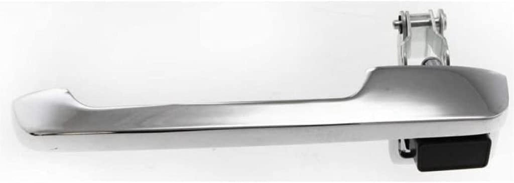 For Ford F-150 Exterior Door Handle Front, Driver Side Chrome (1980-1996) | with Key Hole| Trim:All Submodels
