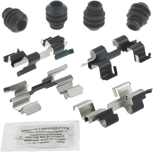 Gold 18K1750X Front Disc Brake Caliper Hardware Kit with Clips and Seals