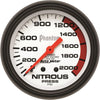 5828 Phantom Mechanical Nitrous Pressure Gauge,2.625 In.
