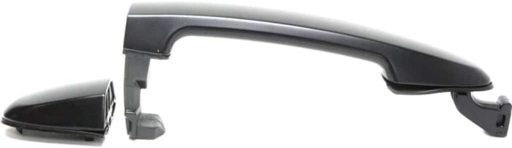 for Hyundai Santa Fe Exterior Door Handle 2007 08 09 10 11 2012 Rear Driver or Passenger Side | Single Piece | Primed | Trim: All Submodels