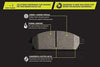Front Z26-1405 Z26 Extreme Performance Carbon-Ceramic Brake Pad