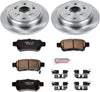 KOE4604 Autospecialty Rear Replacement Brake Kit-Oe Brake Rotors & Ceramic Brake Pads