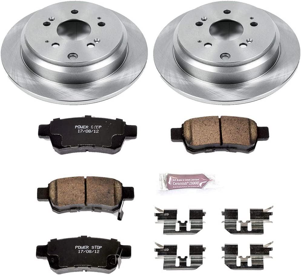 KOE4604 Autospecialty Rear Replacement Brake Kit-Oe Brake Rotors & Ceramic Brake Pads