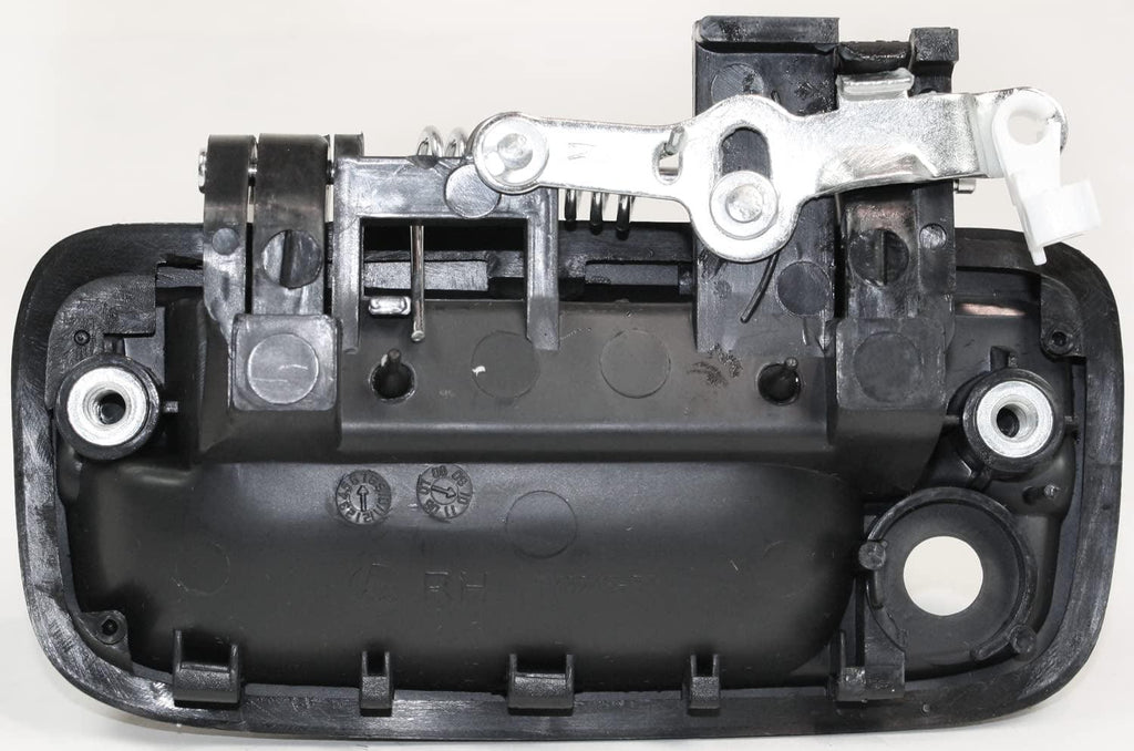 Front Exterior Door Handle Kit Compatible with 1995-2004 Toyota Tacoma Textured Black Driver and Passenger Side