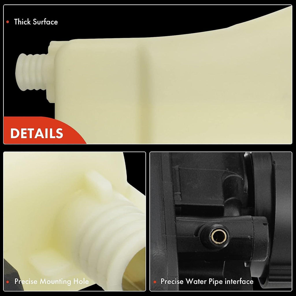 A-Premium Engine Coolant Overflow Recovery Reservoir Tank [With Cap & Sensor] Compatible with BMW [E36] 320I, 323I, 323Is, 325I, 325Is, 328I, 328Is, 528I, M3, Z3, E39, Replace# 17111723520