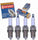 4 Pc DENSO Standard U-Groove Spark Plugs Compatible with Honda Civic 1.6L 1.7L L4 1998-2005
