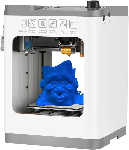 Tina2 3D Printers, Fully Assembled and Auto Leveling Mini 3D Printers for Kids and Beginners, Removable Plateform, Small Enclosed FDM 3D Printers for Home Use, Build Volume 3.9X4.7X3.9 Inch
