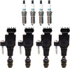 Denso 4 Ignition Coil 4 Iridium TT Spark Plug 0.04 Kit for Chevy Pontiac GMC L4
