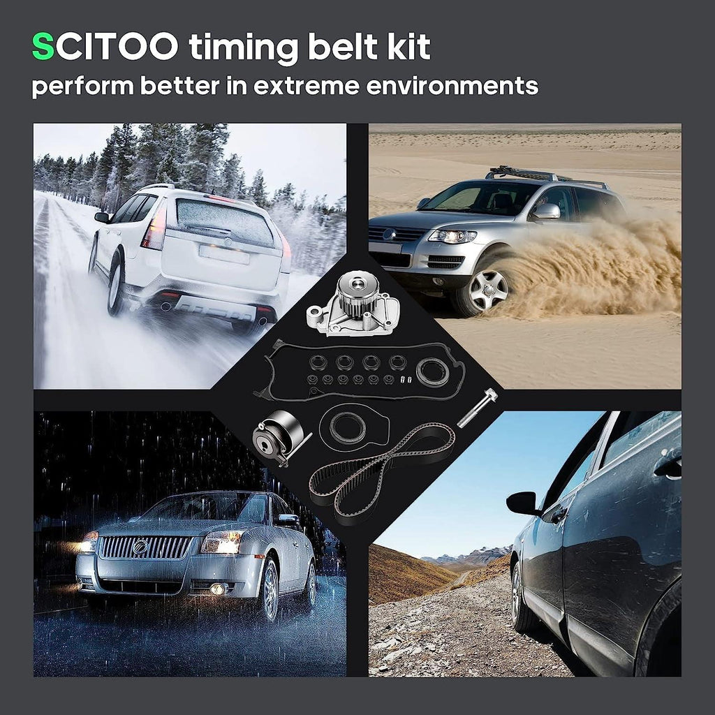 TBK312 Timing Belt Kit Water Pump Fits for 01-05 1.7L for Honda Civic D17A