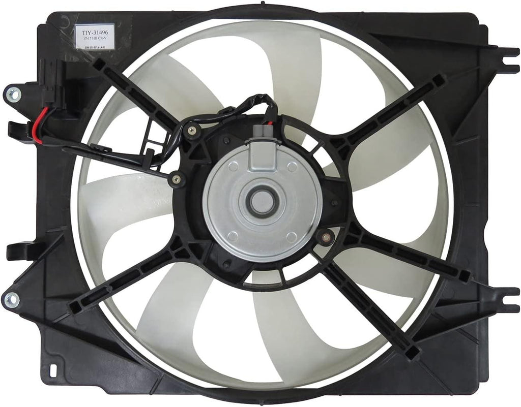 611550 Compatible with HONDA CR-V Replacement Right Cooling Fan Assembly