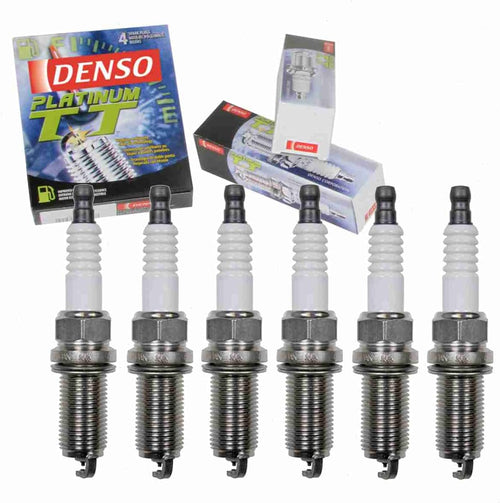 6 Pc DENSO Platinum TT Spark Plugs Compatible with Nissan Murano 3.5L V6 2003-2007