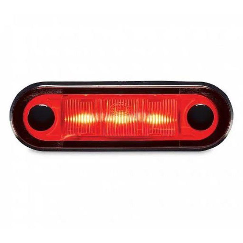 LAMP S/CL MKR 9657 LED RED 12V SAE - greatparts