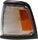 Compatible with Toyota Pickup Corner Light 1989 1990 1991 Driver Side | W/Gray Trim | 2WD | DLX/SR5 | Clear & Amber Lens | TO2520121 | 8162089176