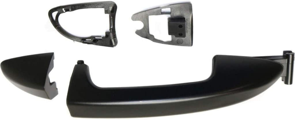 Compatible with Volkswagen Passat 2006-2010 Exterior Door Handle Front or Passenger Side, Rear Primed | Trim:All Submodels