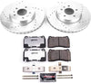 K6389-26 Front Z26 Carbon Fiber Brake Pads with Drilled & Slotted Brake Rotors Kit