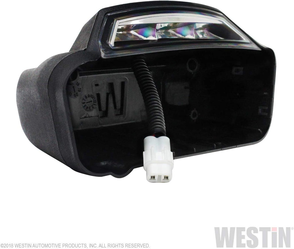 Westin 28-51003 R5 LED Light Kit Black Includes 4 End Caps with Integrated LED Lights and Wiring Harness