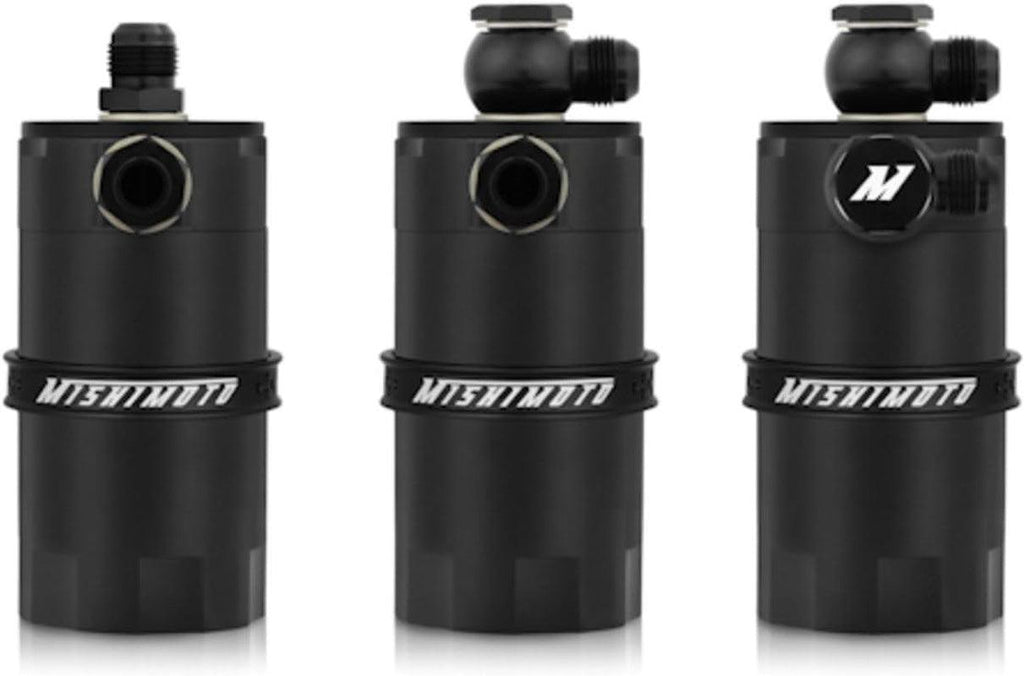 Baffled Oil Catch Can, Black