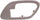 for Chevy Tahoe Door Handle Trim 1995 96 97 98 99 2000 Passenger Side | Front/Rear | inside | Brown | Plastic | 15708088