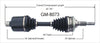 GM-8073 CV Axle Shaft