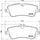 Brembo Front Disc Brake Pad Set for Mercedes-Benz (P50045)