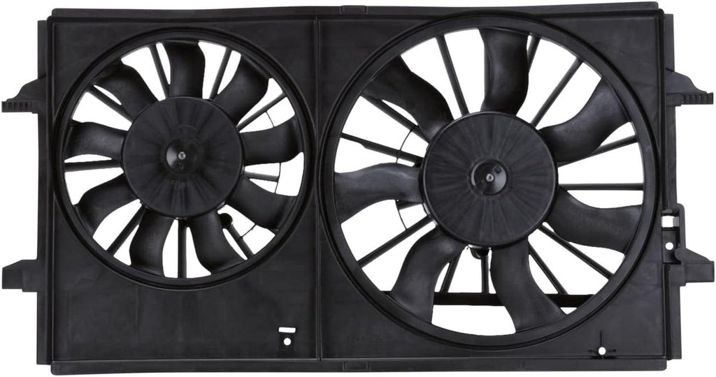 621150 Cooling Fan Assembly Compatible with 2004-2008 Chevrolet Malibu, Black