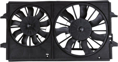 621150 Cooling Fan Assembly Compatible with 2004-2008 Chevrolet Malibu, Black