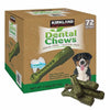 Kirkland Signature Dental Chews 72 Dog Treats, Green, Made in the USA!