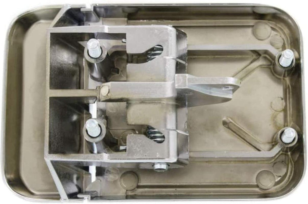 for International 4700LP Exterior Door Handle 1990-2002 Driver or Passenger Side | Single Piece | Front | Chrome | W/Key Hole | Trim: Base