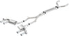 140726 S-Type Cat-Back Exhaust System 3 In. Incl. Connecting Pipes/Mufflers/Hardware/4 In. Dual round Rolled Angle-Cut Tip Dual Split Rear Exit S-Type Cat-Back Exhaust System