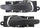 Interior Door Handle Set Compatible with 2004 Ford F-150 Heritage, Fits 2002 Lincoln Blackwood, Fits 1999-2003 Ford F-150 Front, Driver and Passenger Side Black