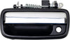 Metal outside Exterior Door Handle Chrome & Black LH Driver Side for 95-04 Toyota Tacoma Pickup Truck