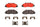 Brembo Front Disc Brake Pad Set for F-150 Heritage, F-150, Blackwood (P24102N)