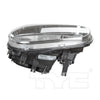 TYC Headlight Assembly for Cabrio, Golf 20-6474-90