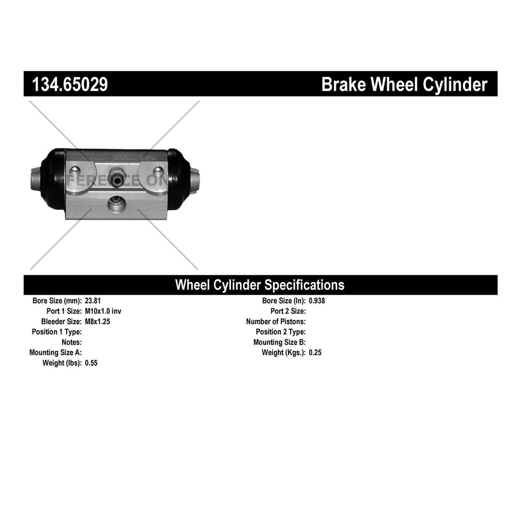 Centric Drum Brake Wheel Cylinder for Escape, Tribute, Mariner 134.65029