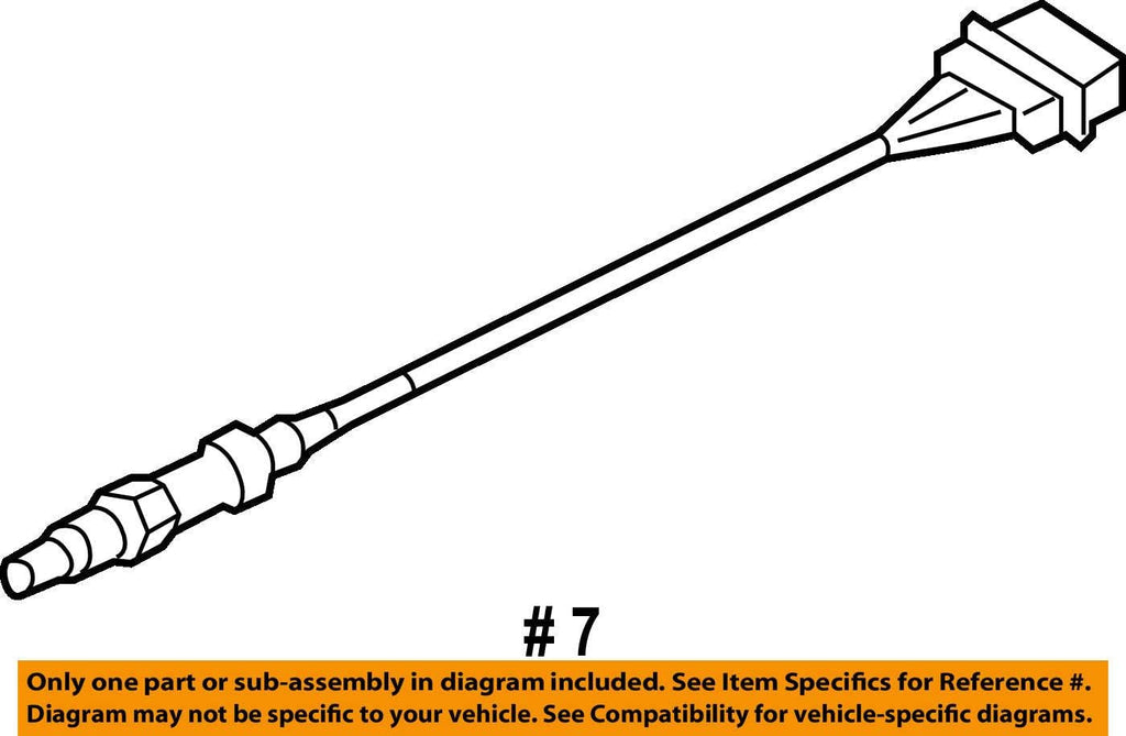 Volkswagen OEM Oxygen Sensor Fits Jetta Beetle,Passat with 1.8 Engine 2014-2018, Upstream O2