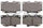 ADVICS AD0502 Disc Brake Pad Set