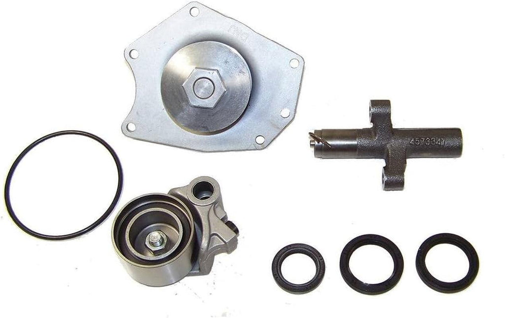DNJ TBK143WP Timing Belt Kit with Water Pump/For 1998-2004 / Chrysler, Dodge, Plymouth / 300M, Concorde, Intrepid, LHS, Prowler / 3.2L, 3.5L / SOHC / V6 / 24V / EGW/VIN G, VIN K, VIN M