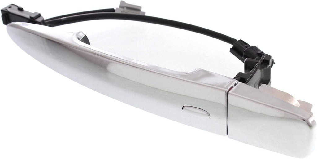 Exterior Door Handle Set of 2 Compatible with 2013-2014 Nissan Murano, Fits 2009-2014 Nissan Maxima, Fits 2011-2014 Nissan Leaf Front, Driver and Passenger Side