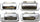 Front and Rear, Driver and Passenger Side Exterior Door Handle Set of 4 Compatible with 1991-1997 Toyota Land Cruiser Zinc Chrome